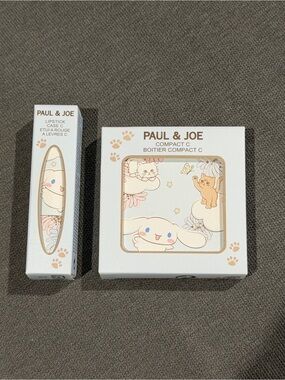 NIB Paul & Joe Cinnamoroll Compact & Lipstick Case